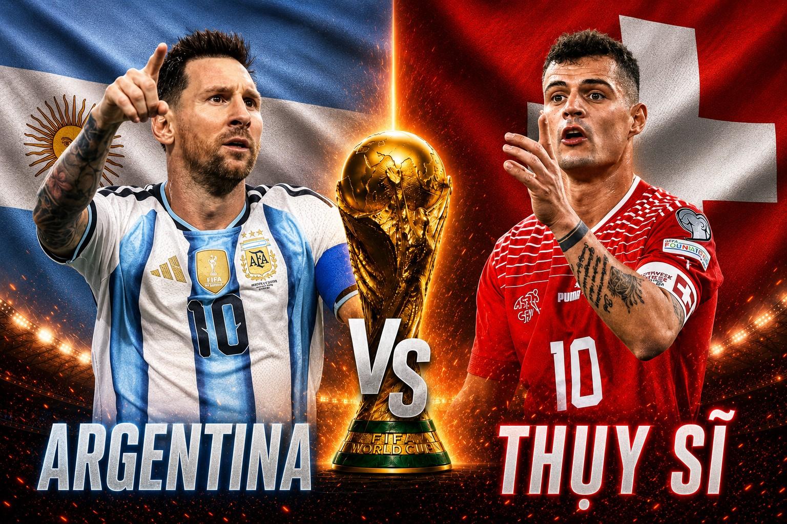 Argentina chưa từng thua Thụy Sĩ sau 7 lần gặp nhau